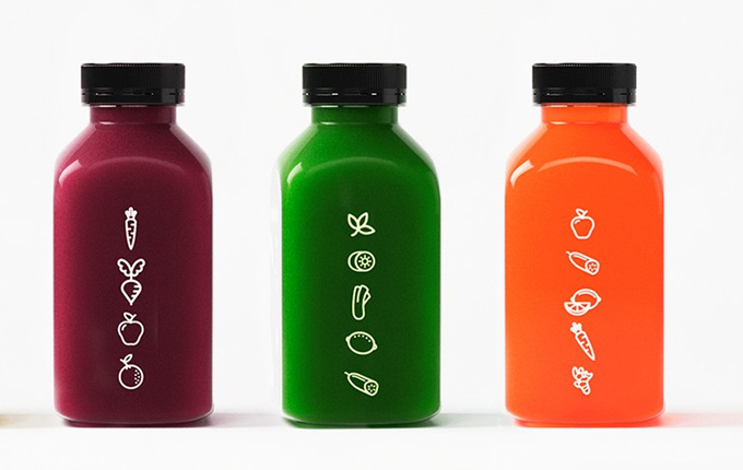 “设计独特创意十足的”果汁饮料新包装